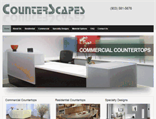 Tablet Screenshot of counterscapes.com